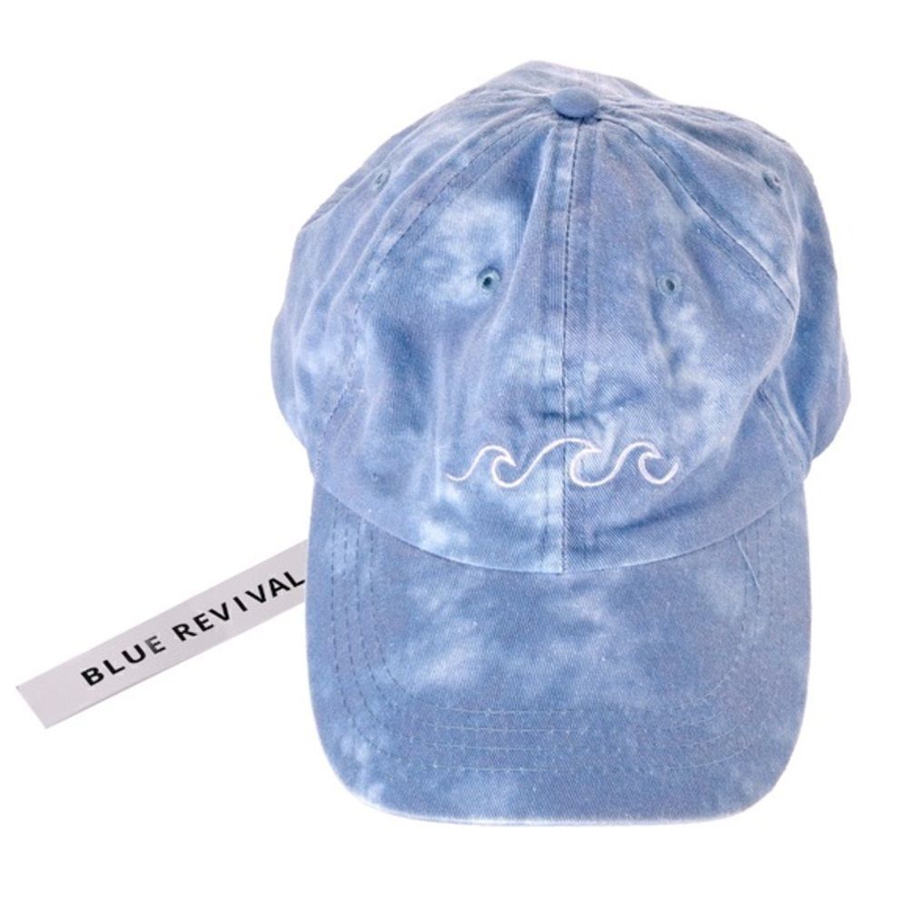 Blue Revival Tie Dye Vintage Baseball Hat NWT
